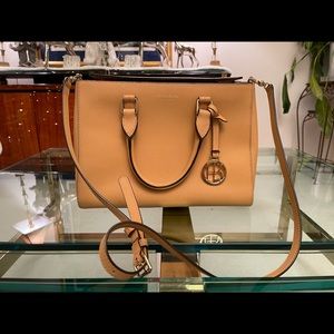 Beige Henri Bendel Satchel Bag with Strap